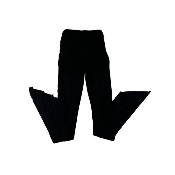 Finesse - Ribbed V Waist Pants in Black - Picture 4 of 4